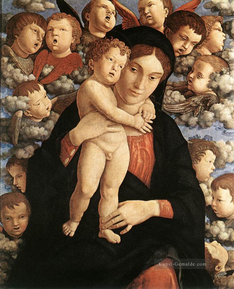 Madonna des Cherubim Renaissance Maler Andrea Mantegna Ölgemälde